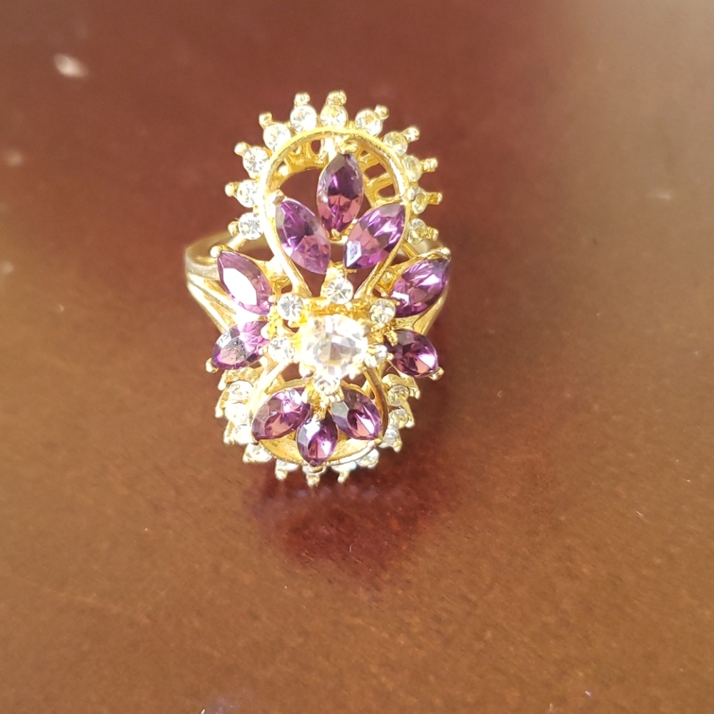 Gold plated ring